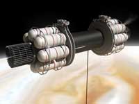 Orbital Tether Atmospheric Miner