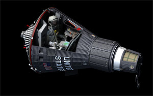 Mercury Capsule Cutaway