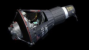 Mercury Capsule Cutaway